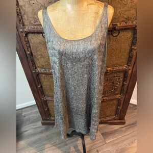 Eileen Fisher Textured Gray dress XL